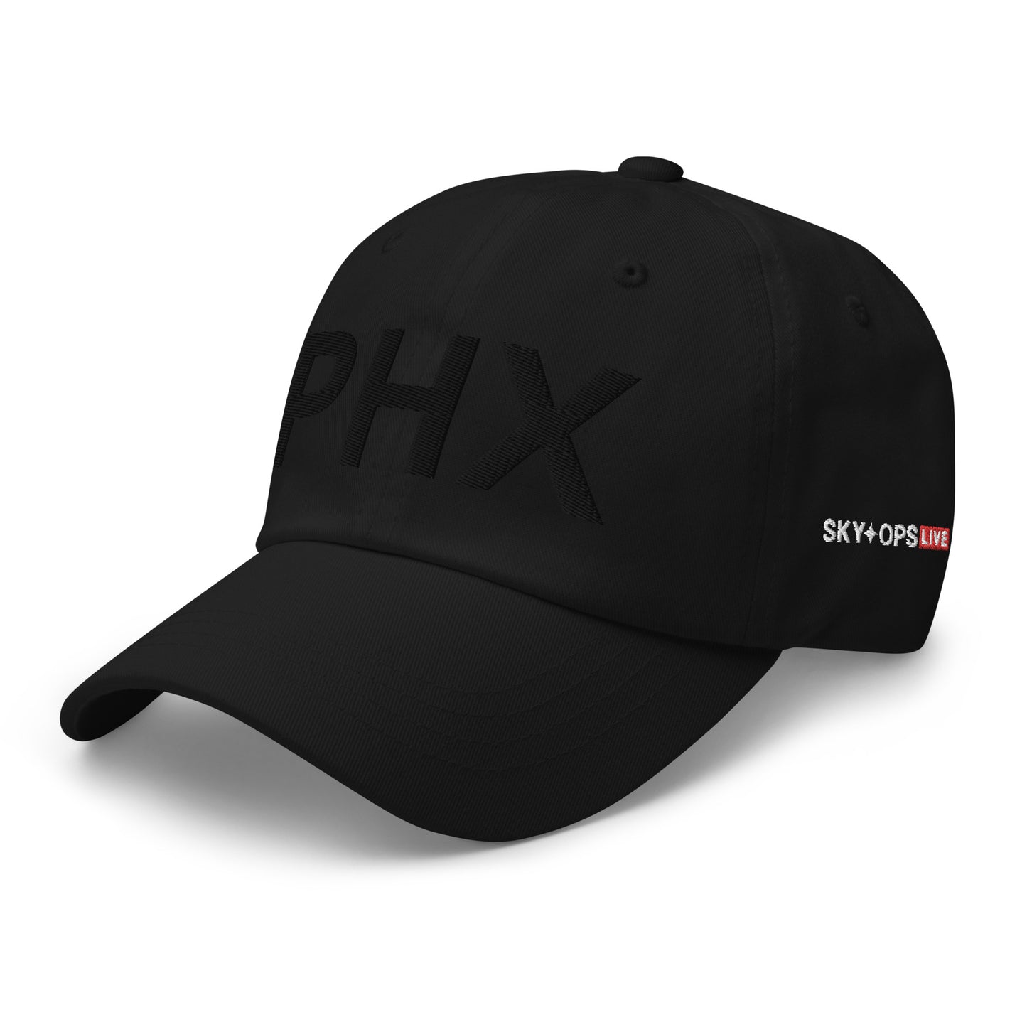 Dad Hat - "Ghost" PHX w/ Sky Ops Live Signature Logo on Left Side