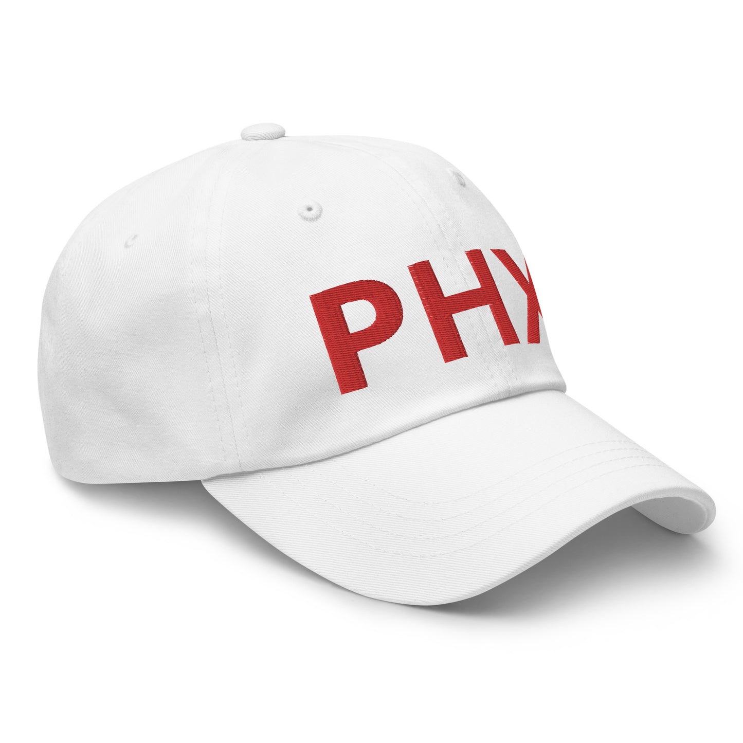 Dad Hat - PHX w/ Sky Ops Live Signature Logo on Left Side in Thunderbird Red