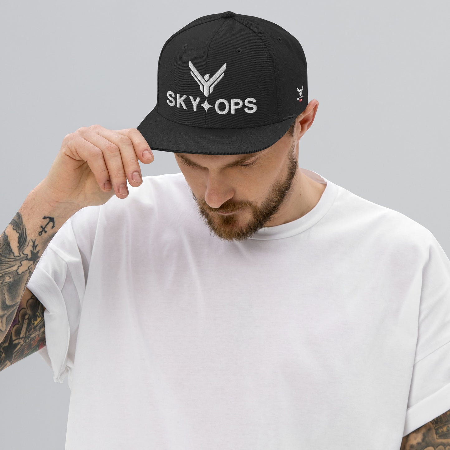 The Black Cap - Sky Ops Live Custom Logo