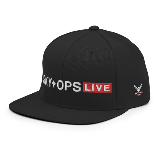 Snapback Hat - Sky Ops Live Signature Logo