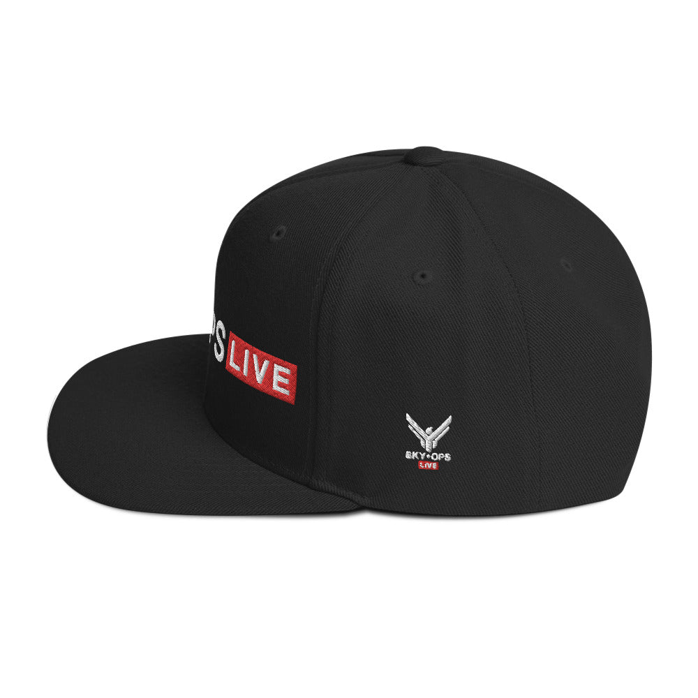 Snapback Hat - Sky Ops Live Signature Logo