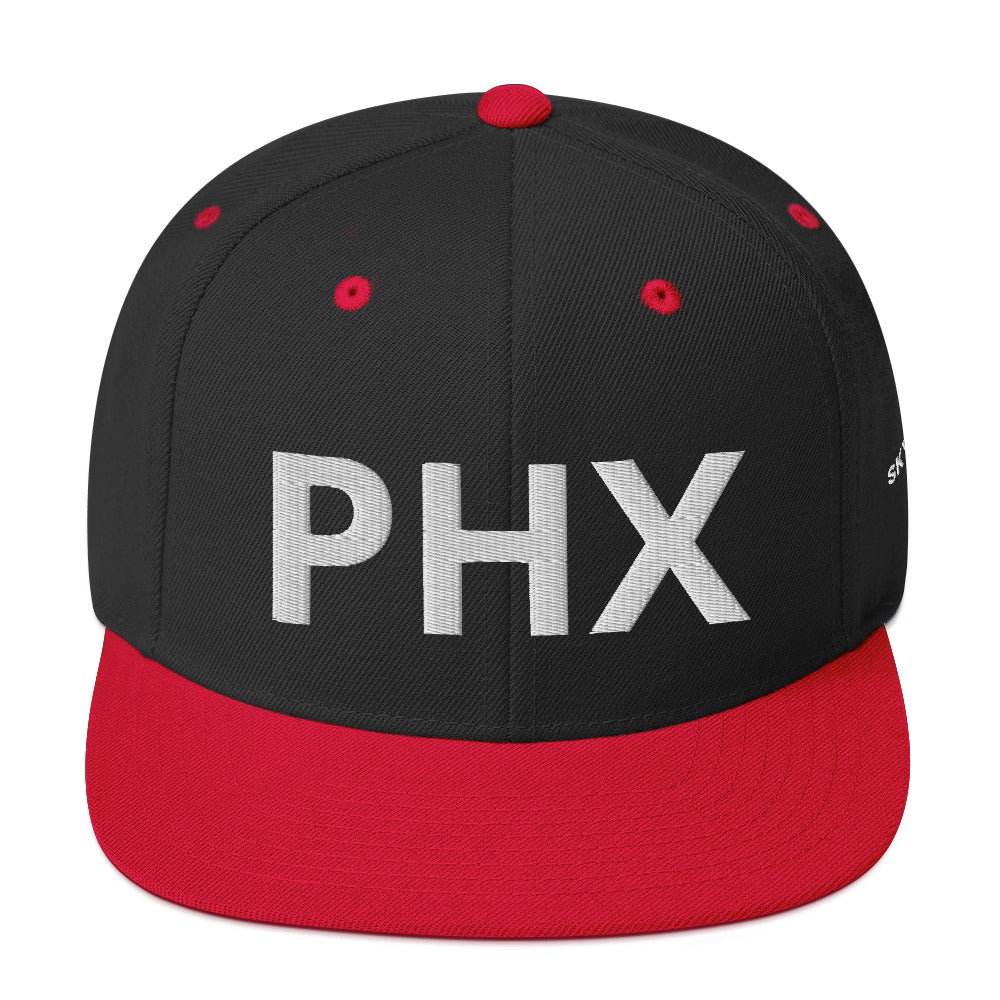 Snapback Hat - PHX w/ Sky Ops Live Signature Logo on Left Side