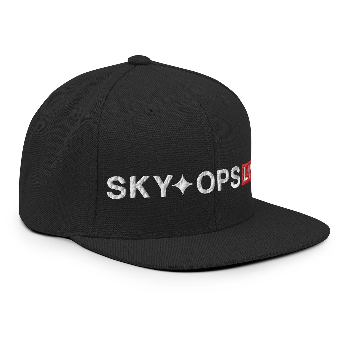 Snapback Hat - Sky Ops Live Signature Logo