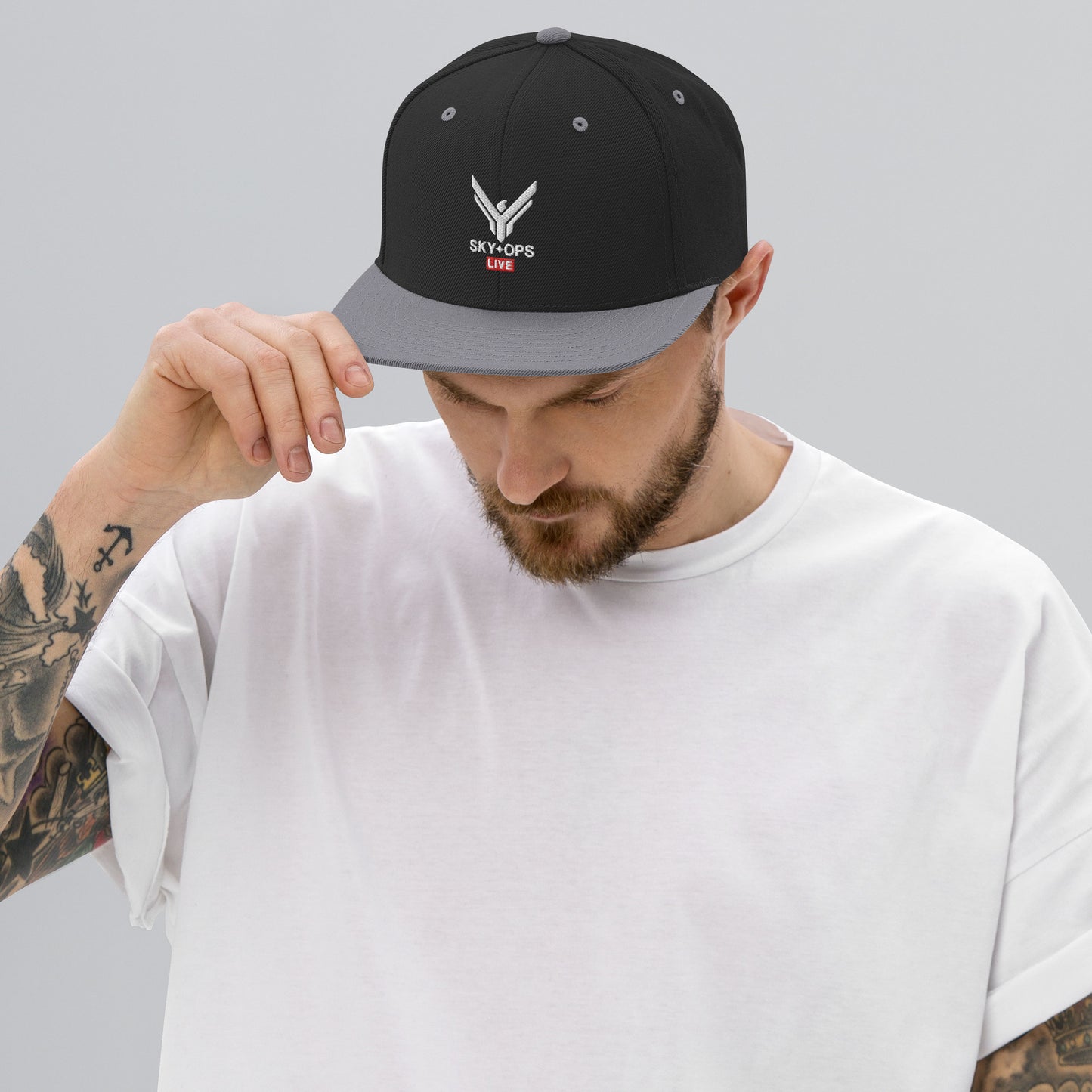 Snapback Hat - Sky Ops Live Classic Logo