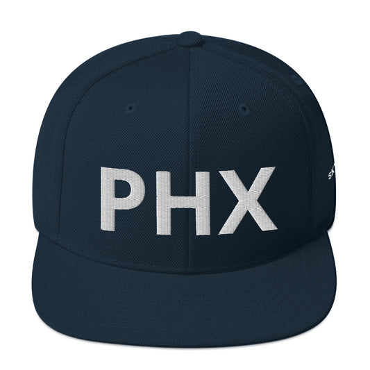 Snapback Hat - PHX w/ Sky Ops Live Signature Logo on Left Side