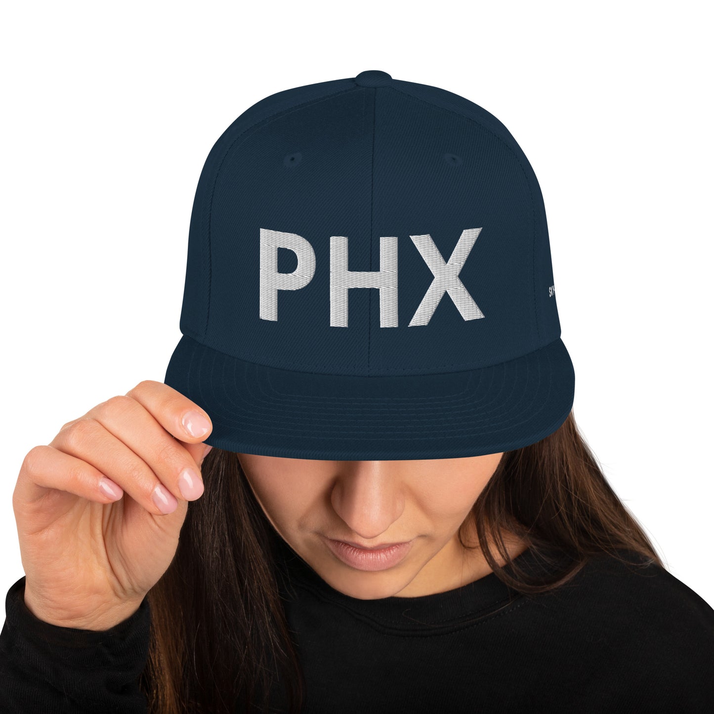 Snapback Hat - PHX w/ Sky Ops Live Signature Logo on Left Side