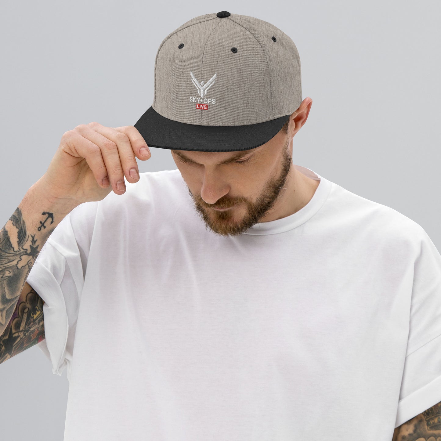 Snapback Hat - Sky Ops Live Classic Logo