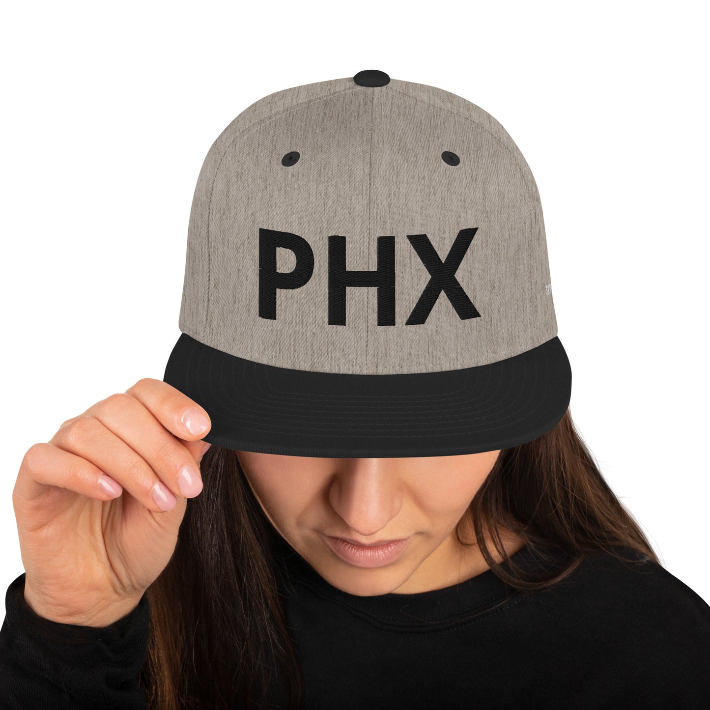 Snapback Hat - PHX w/ Sky Ops Live Signature Logo on Left Side