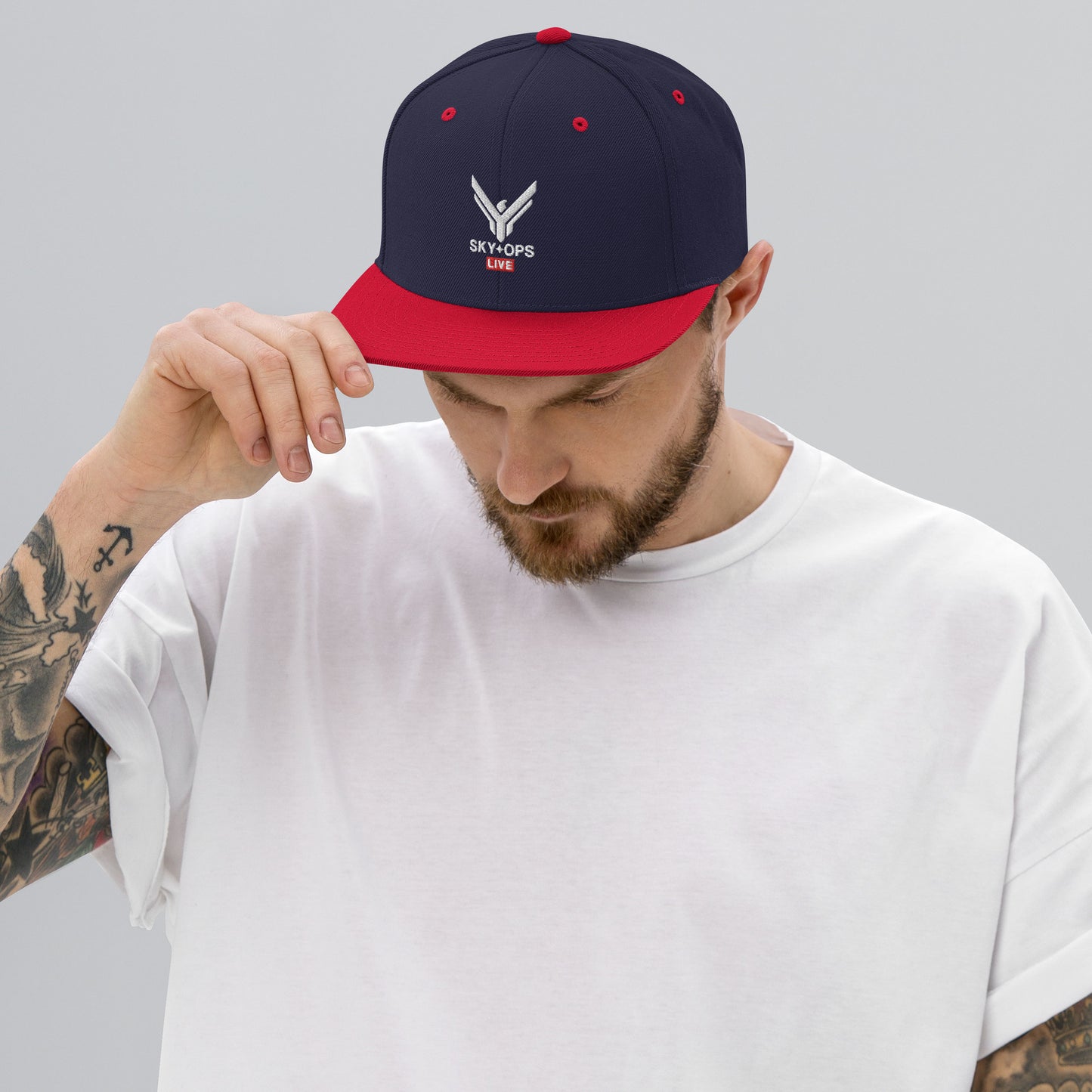 Snapback Hat - Sky Ops Live Classic Logo