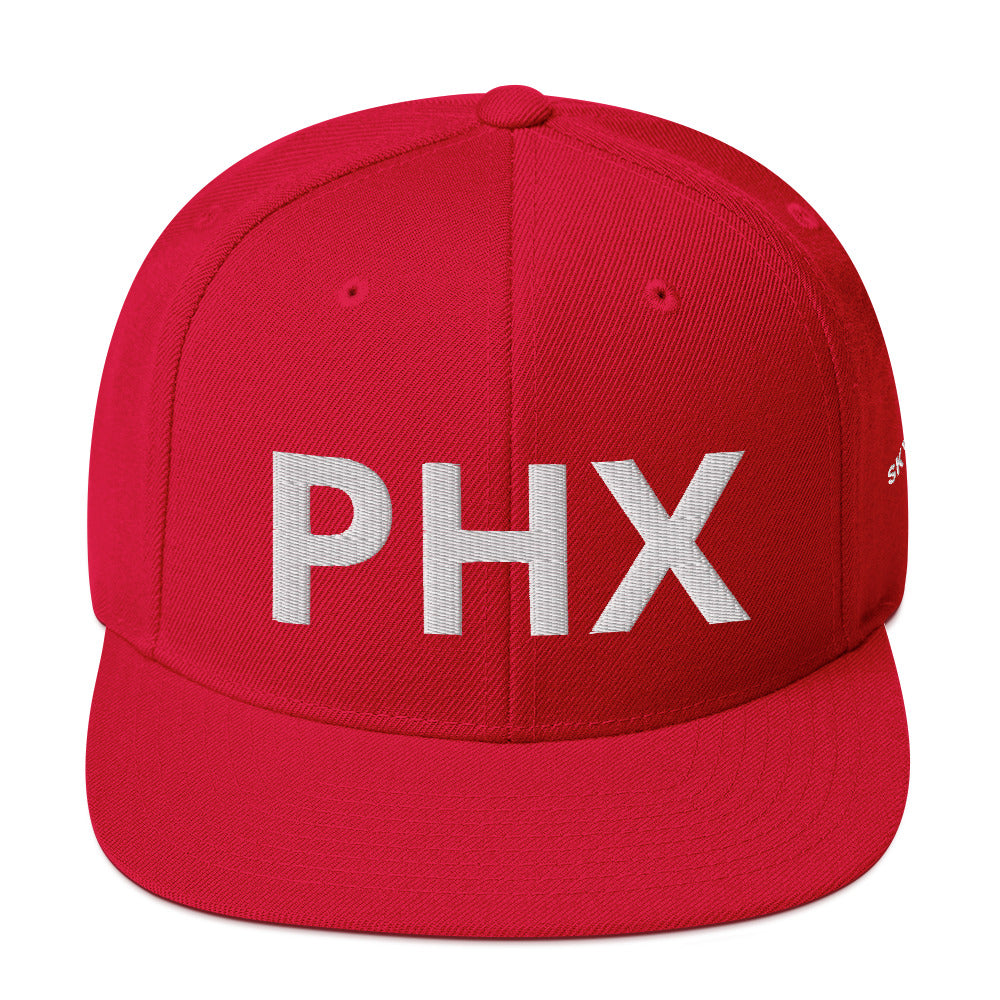 Snapback Hat - PHX w/ Sky Ops Live Signature Logo on Left Side