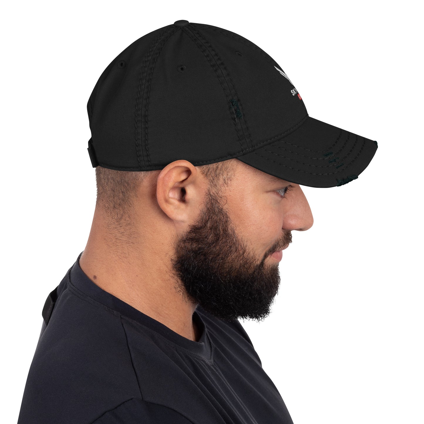 Distressed Dad Hat - Sky Ops Live Classic Logo