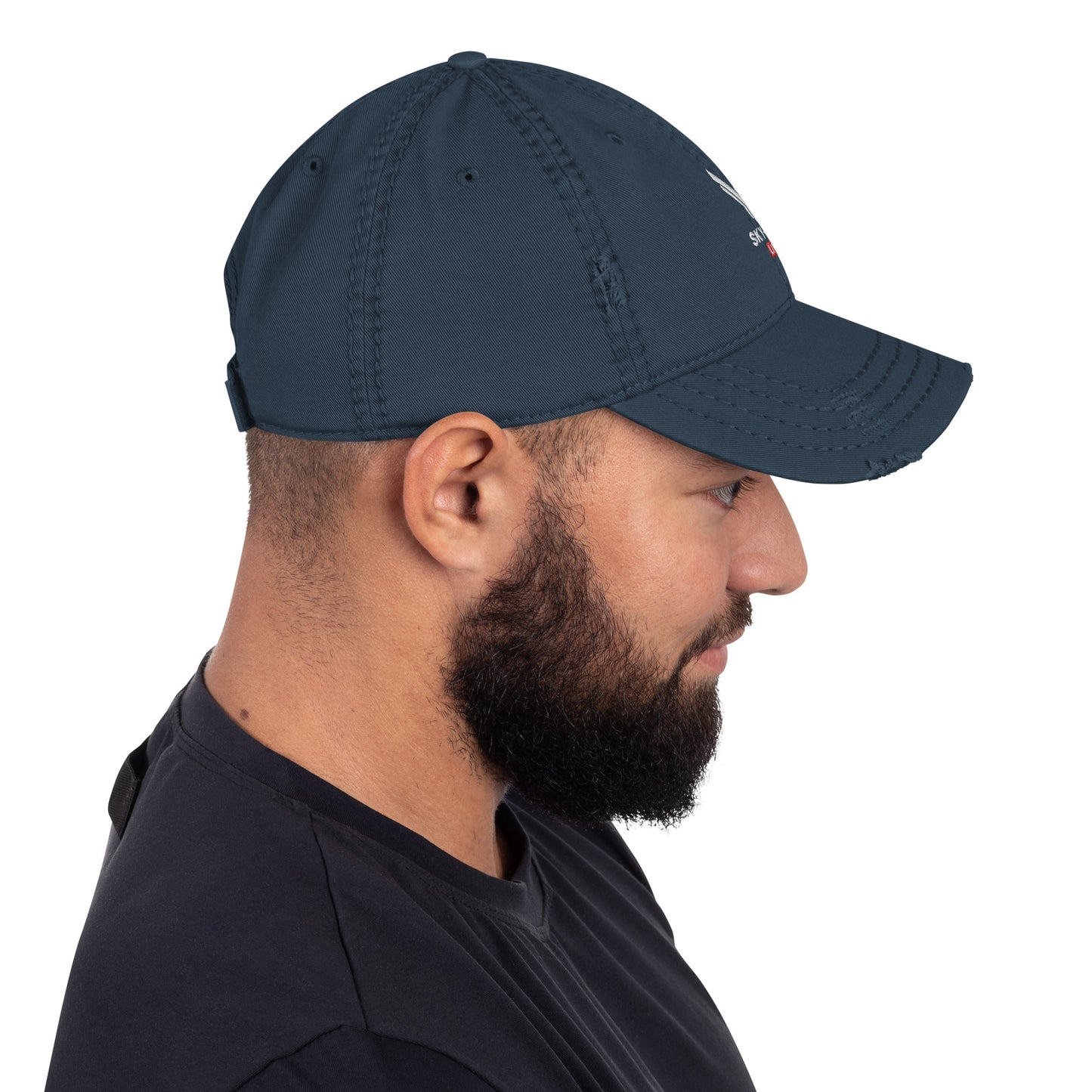 Distressed Dad Hat - Sky Ops Live Classic Logo