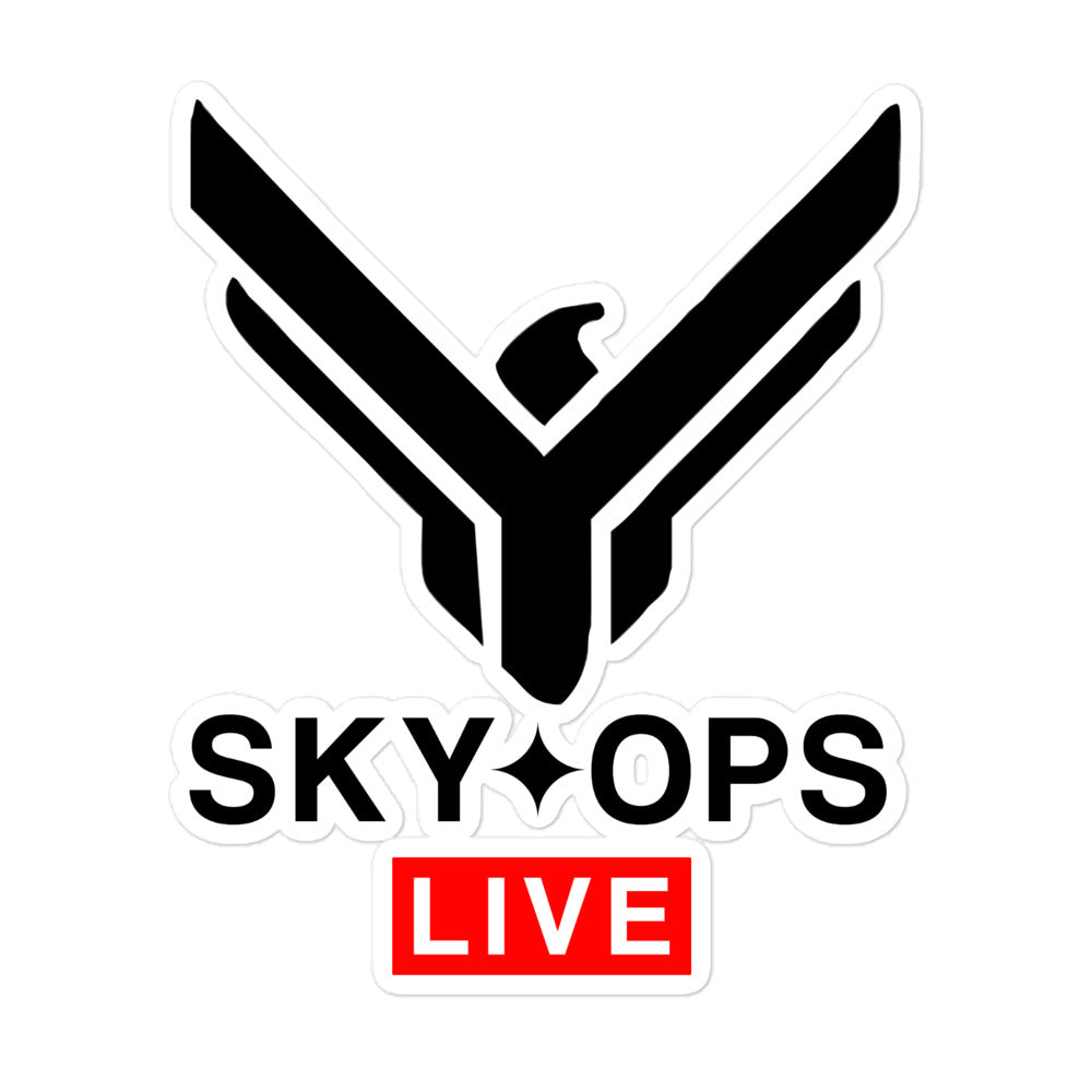 Stickers (Bubble-free) - Sky Ops Live Classic Logo