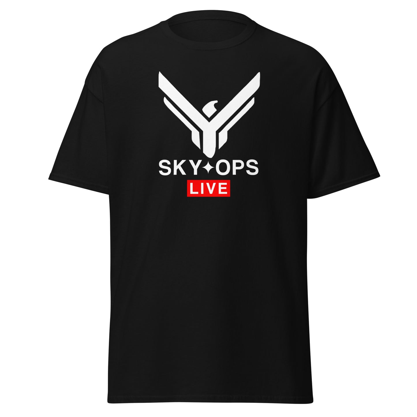 Men's Classic Tee - Sky Ops Live Classic Logo Front