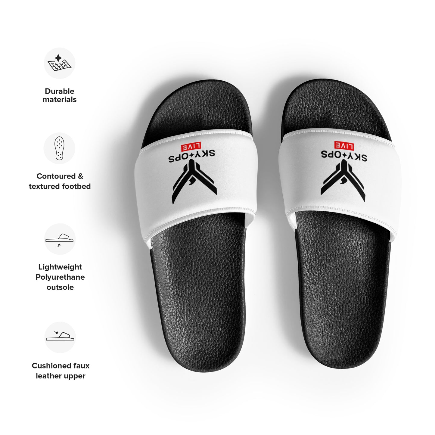 Men’s Slides - Sky Ops Live Classic Logo