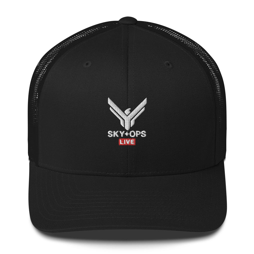 Retro Trucker Cap - Sky Ops Live Classic Logo