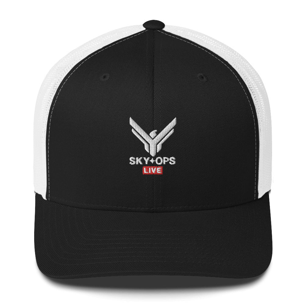 Retro Trucker Cap - Sky Ops Live Classic Logo