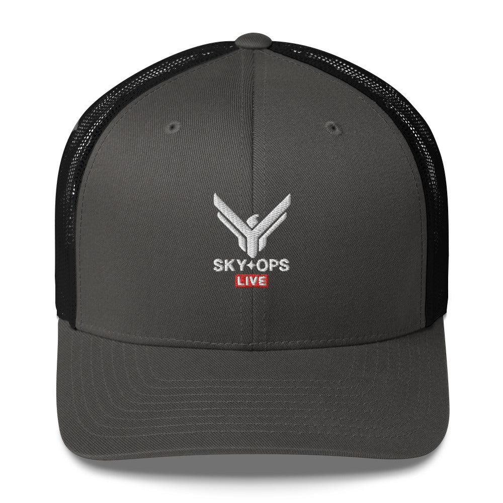 Retro Trucker Cap - Sky Ops Live Classic Logo