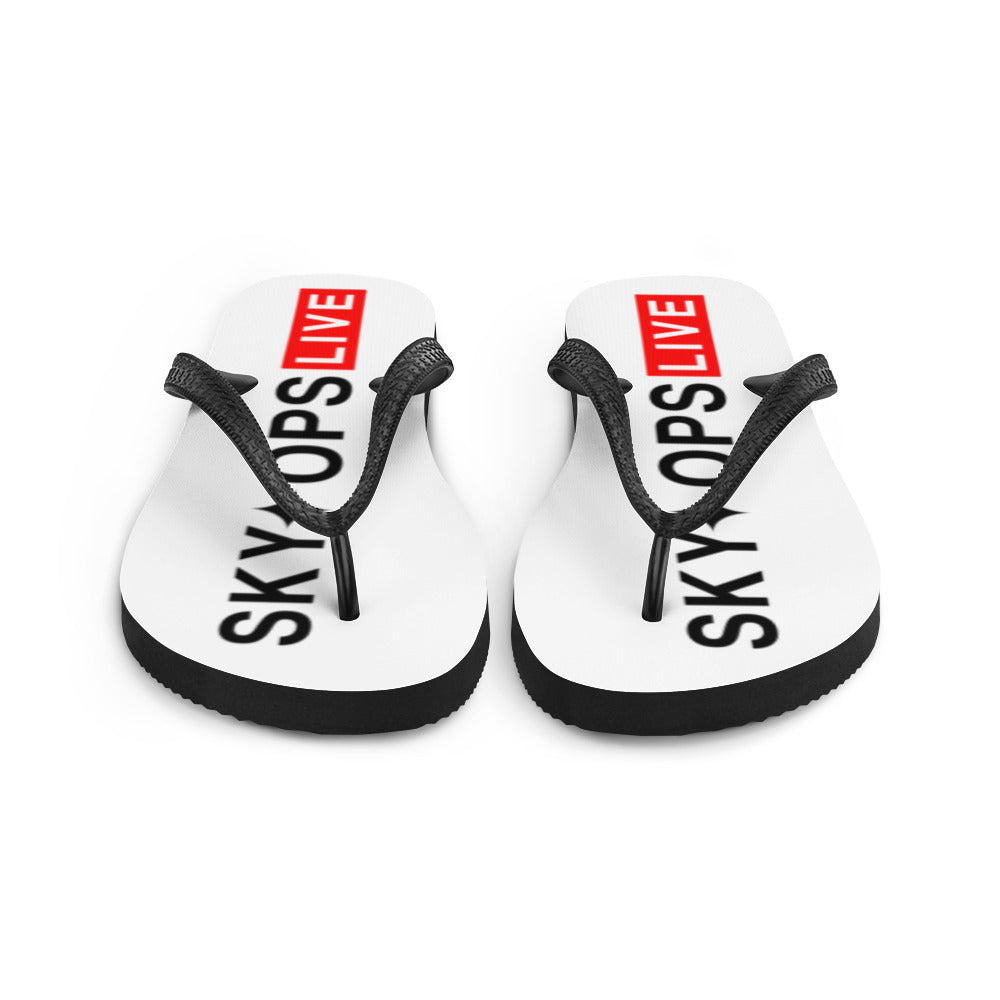 Flip Flops - Sky Ops Live Signature Logo