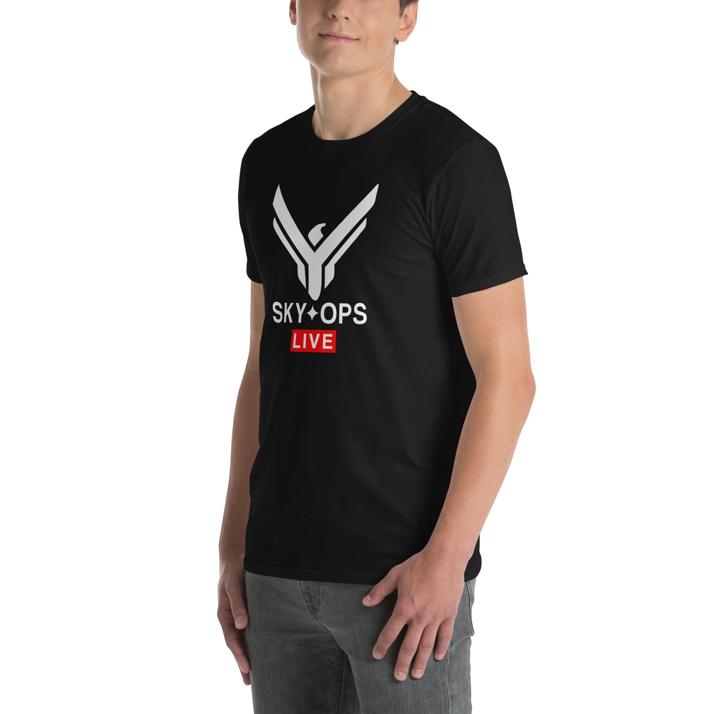 Short-Sleeve Unisex T-Shirt - Sky Ops Live Classic Logo Front