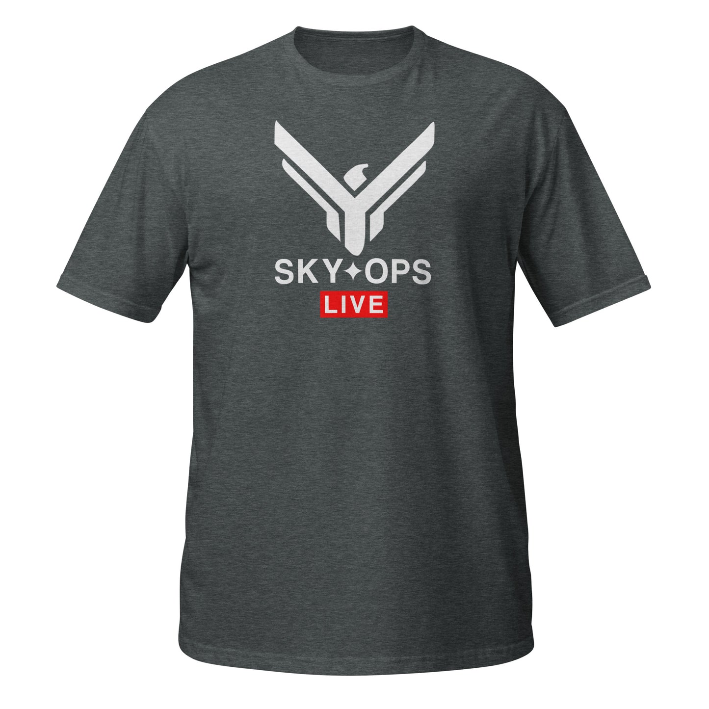 Short-Sleeve Unisex T-Shirt - Sky Ops Live Classic Logo Front