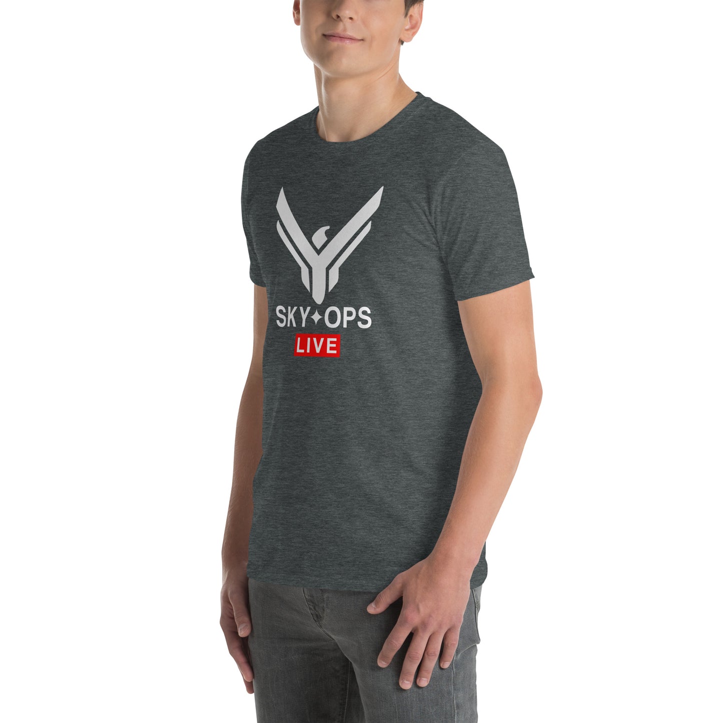 Short-Sleeve Unisex T-Shirt - Sky Ops Live Classic Logo Front