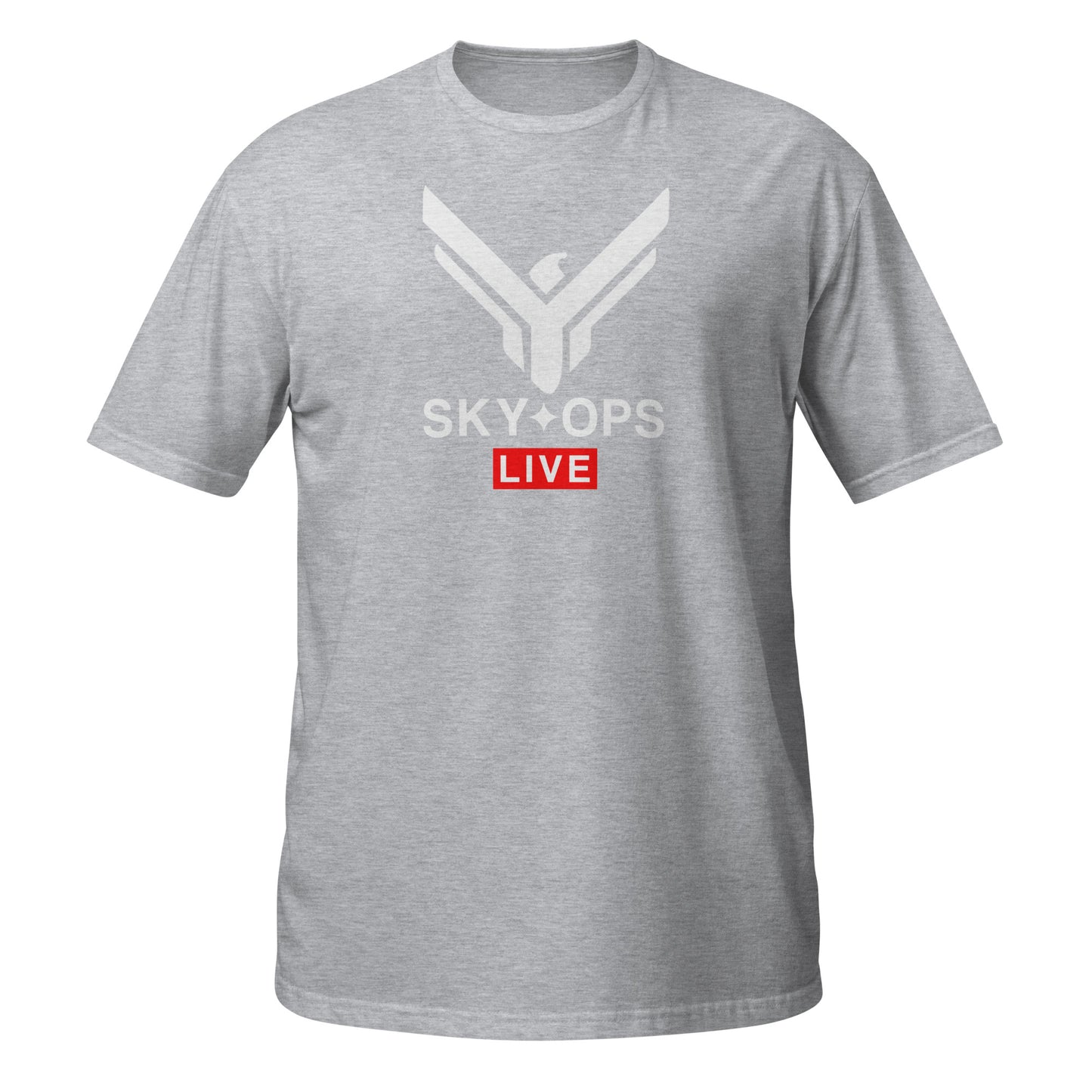 Short-Sleeve Unisex T-Shirt - Sky Ops Live Classic Logo Front