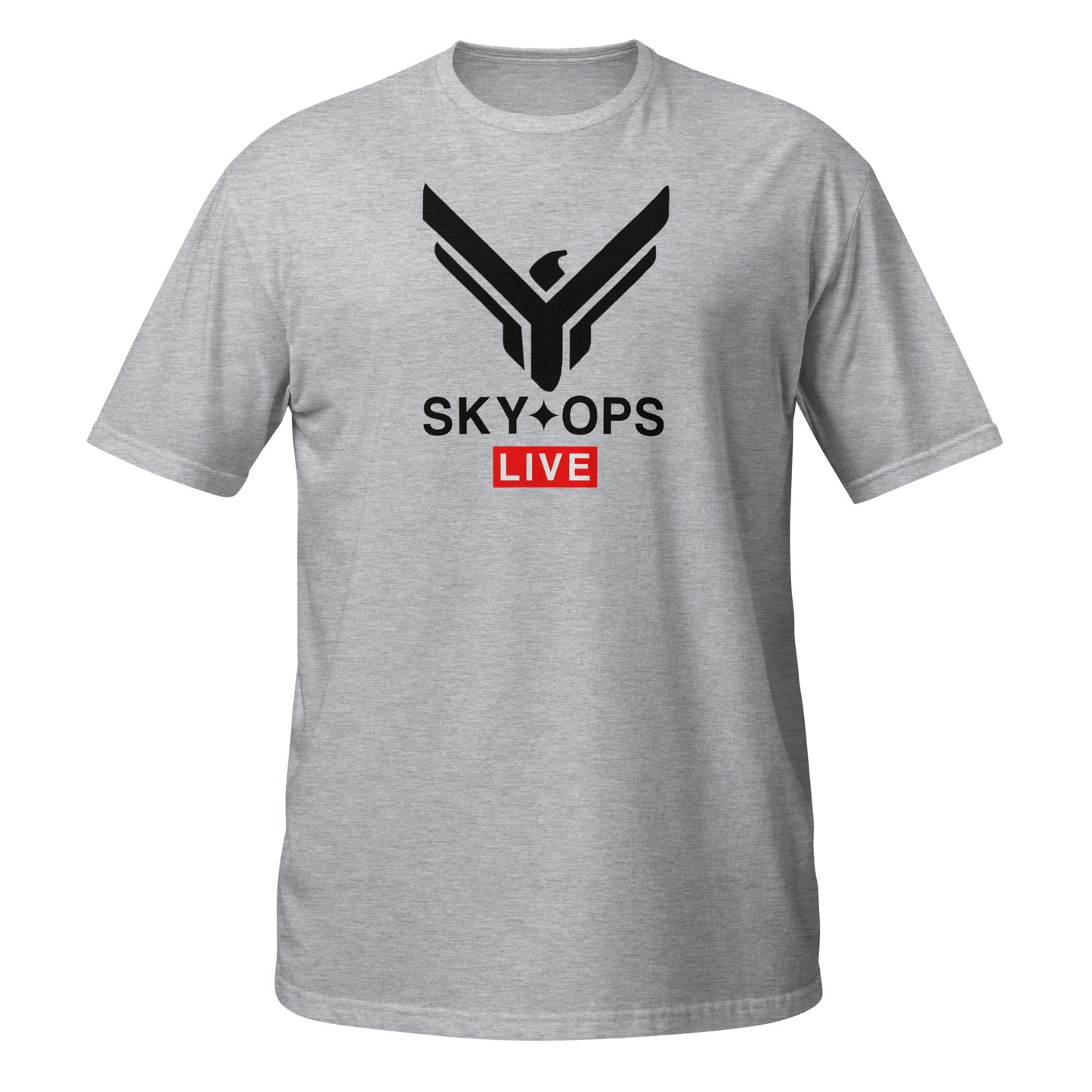 Short-Sleeve Unisex T-Shirt - Sky Ops Live Classic Logo Front