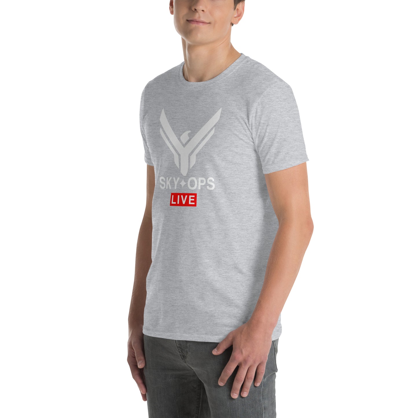 Short-Sleeve Unisex T-Shirt - Sky Ops Live Classic Logo Front