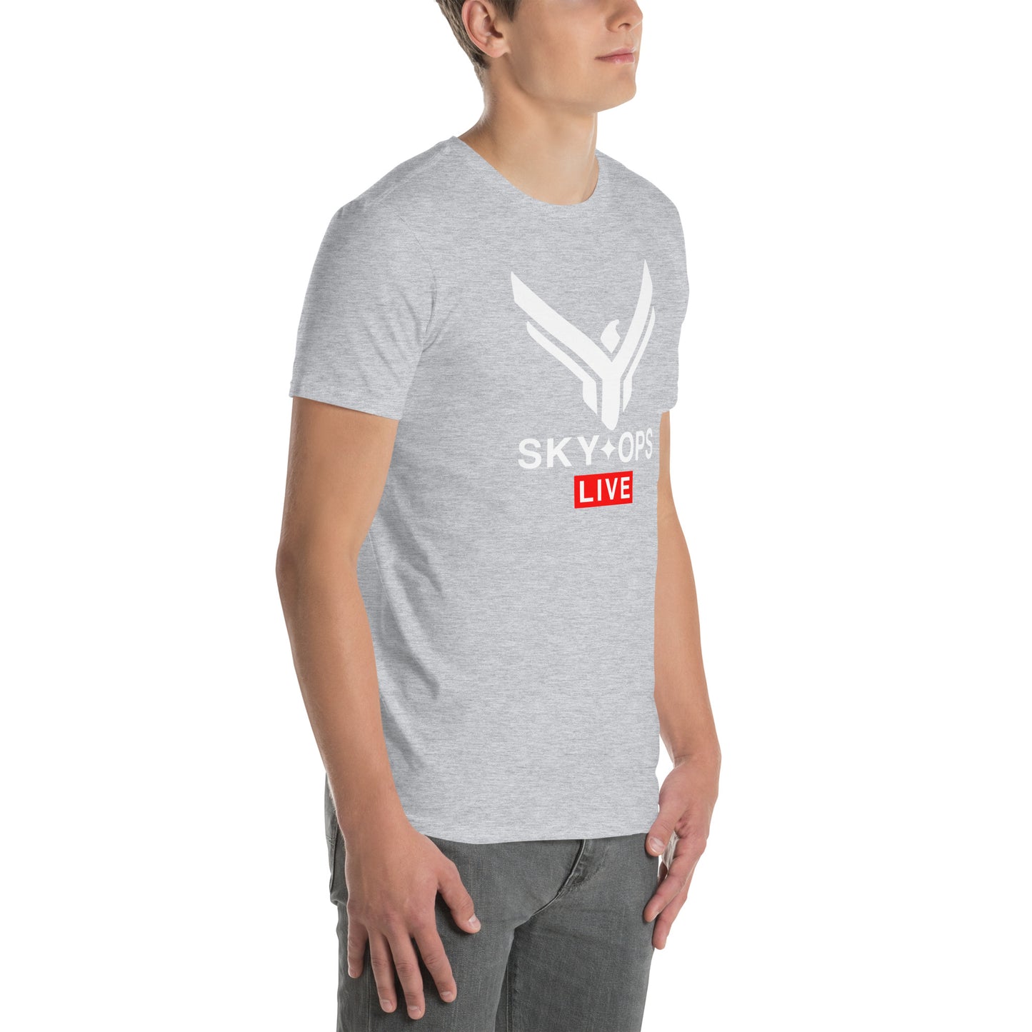 Short-Sleeve Unisex T-Shirt - Sky Ops Live Classic Logo Front