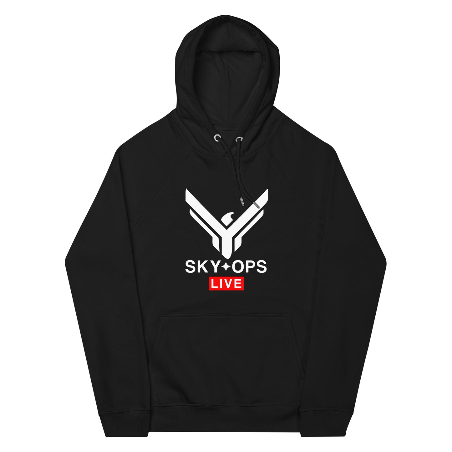 Unisex Premium Hoodie – Sky Ops Live Classic Logo on Front