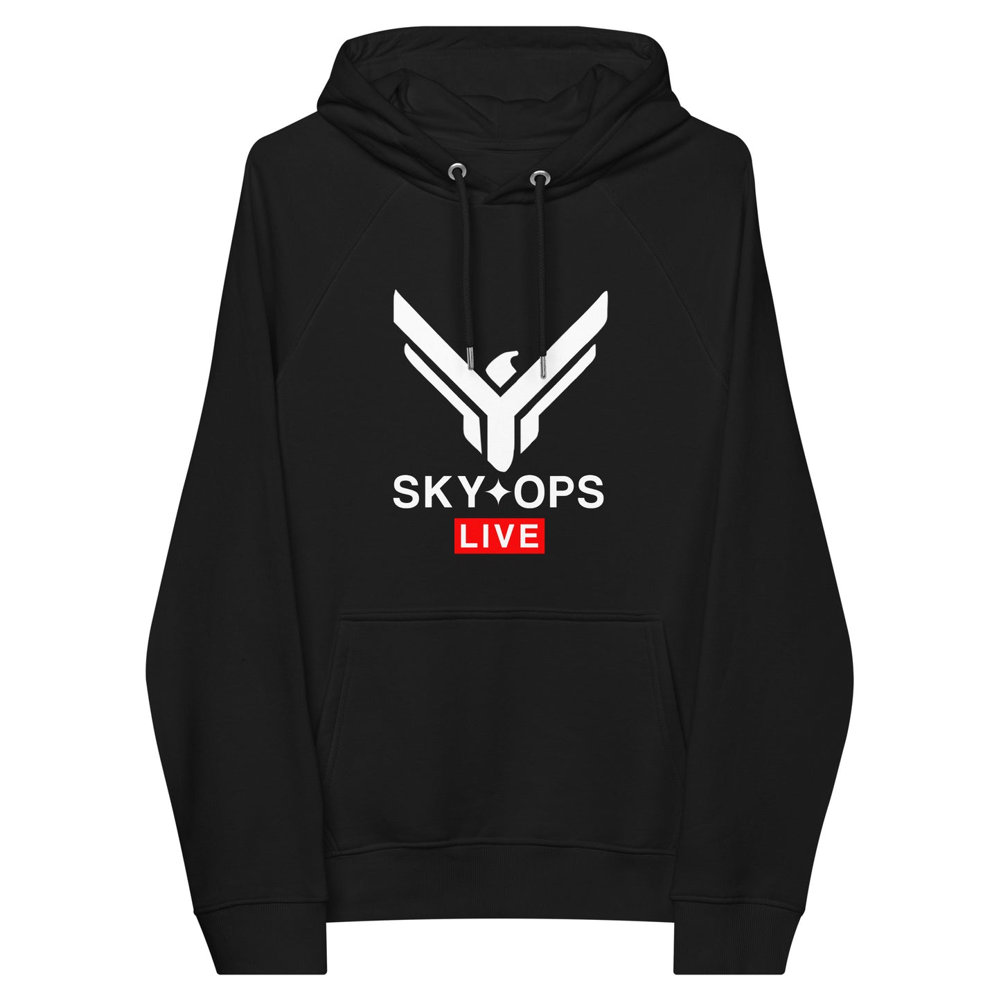 Unisex Premium Hoodie – Sky Ops Live Classic Logo on Front