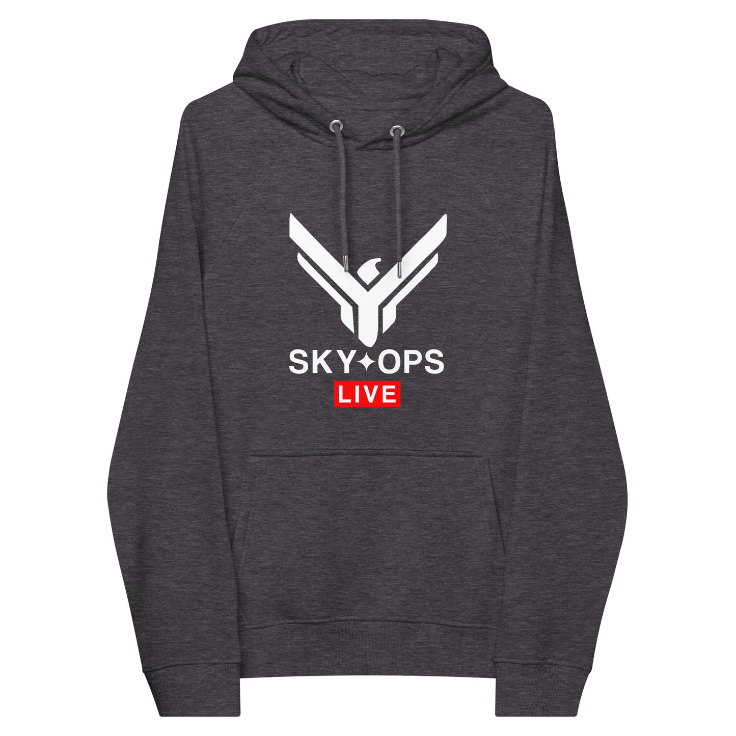 Unisex Premium Hoodie – Sky Ops Live Classic Logo on Front