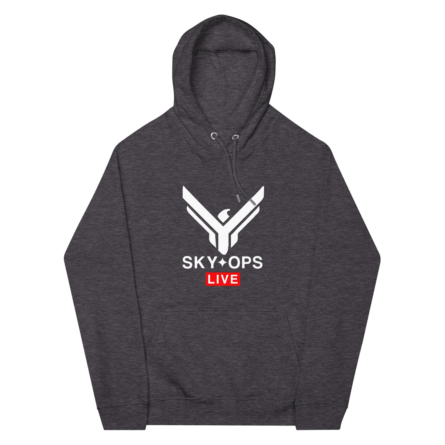 Unisex Premium Hoodie – Sky Ops Live Classic Logo on Front