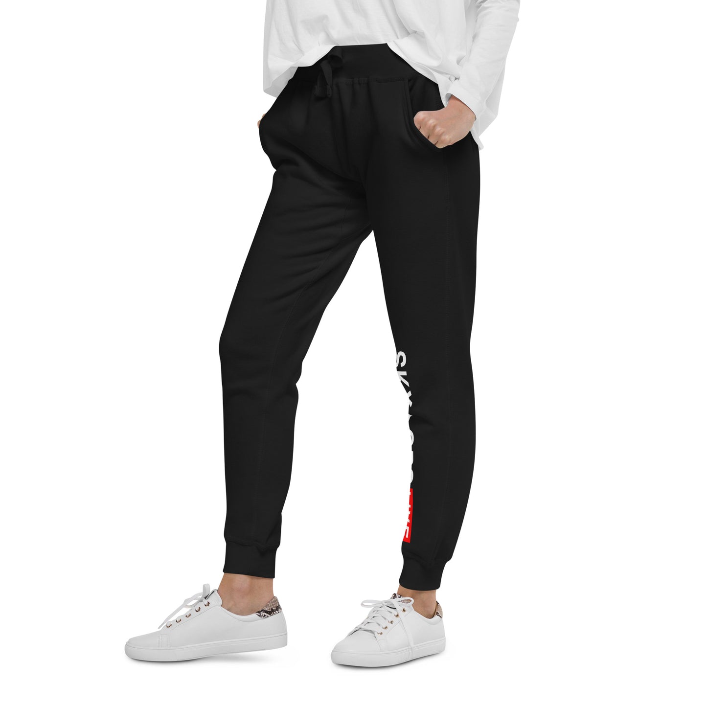 Unisex Fleece Sweatpants - Sky Ops Live Signature Logo