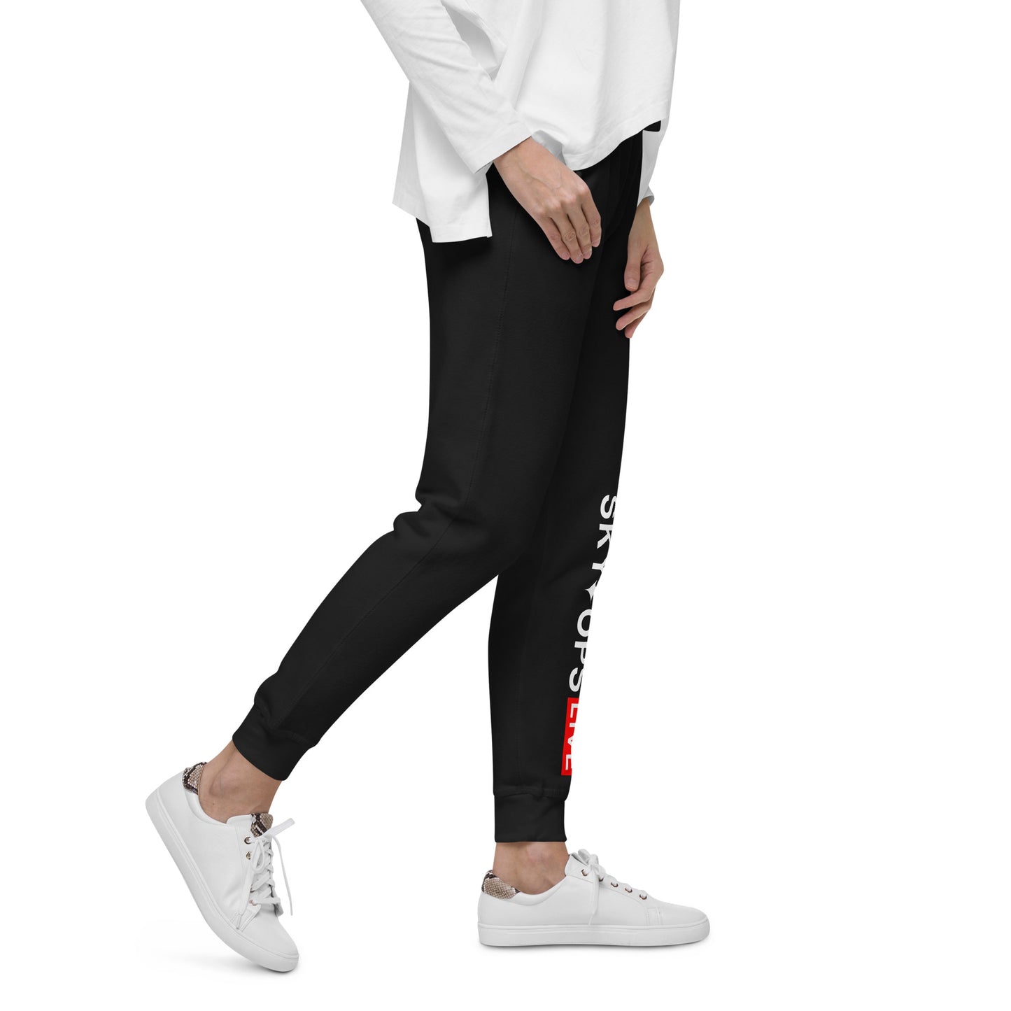 Unisex Fleece Sweatpants - Sky Ops Live Signature Logo