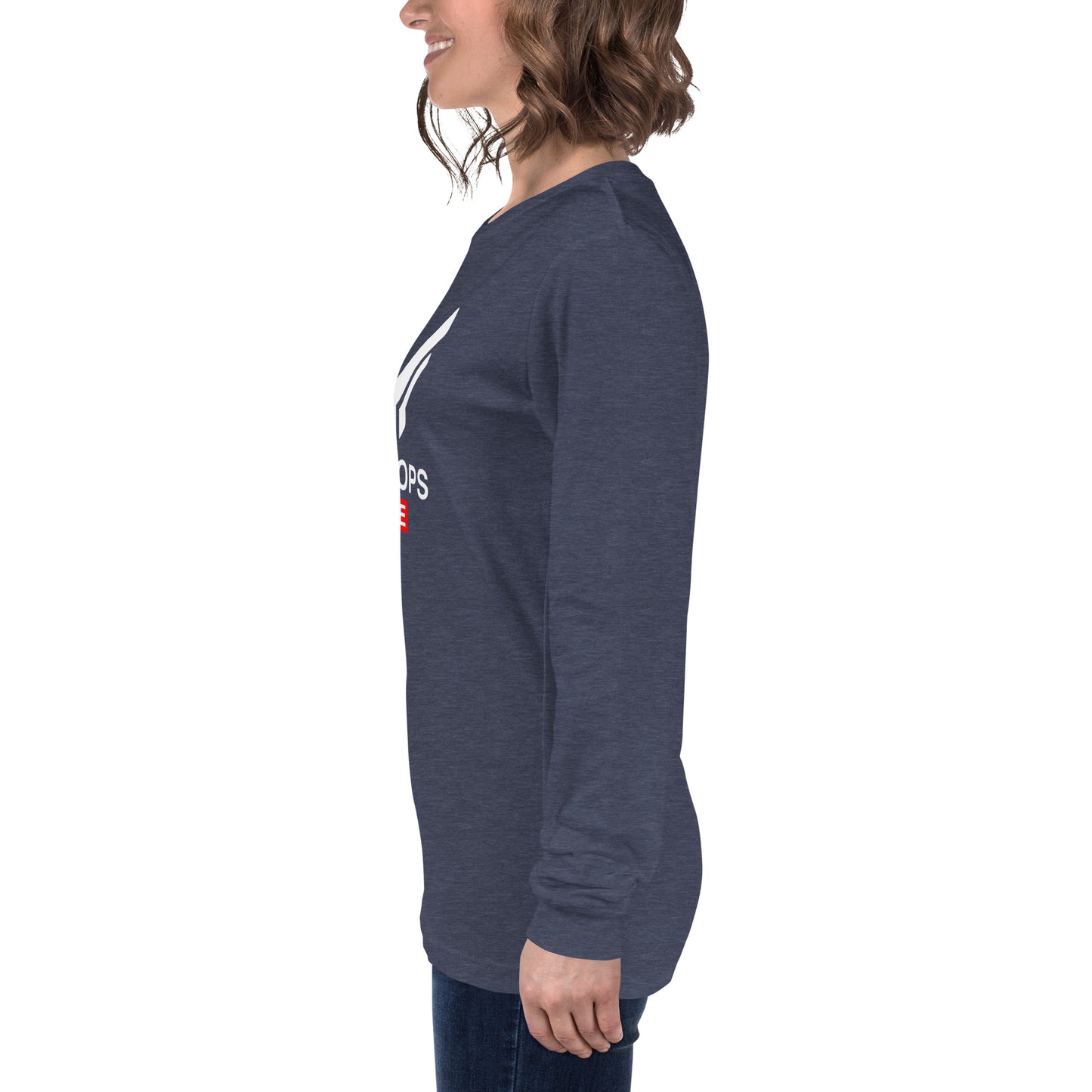 Unisex Long Sleeve Tee - Sky Ops Live Classic Logo on Front