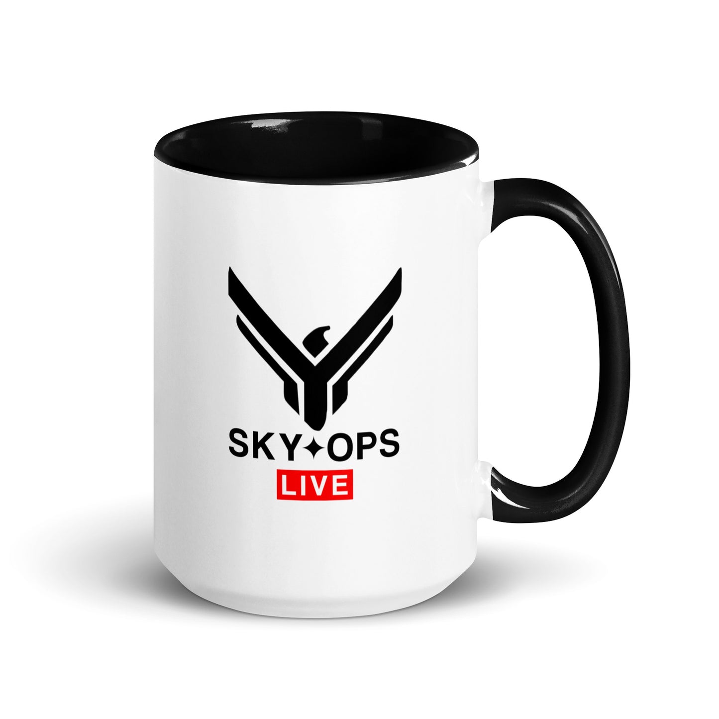 Mug with Color Inside - Sky Ops Live Classic Logo