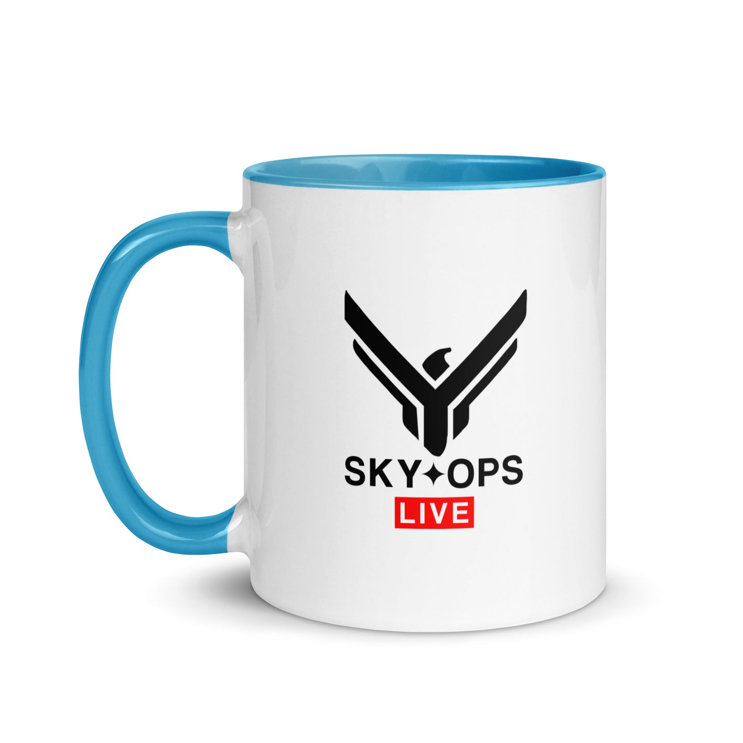 Mug with Color Inside - Sky Ops Live Classic Logo