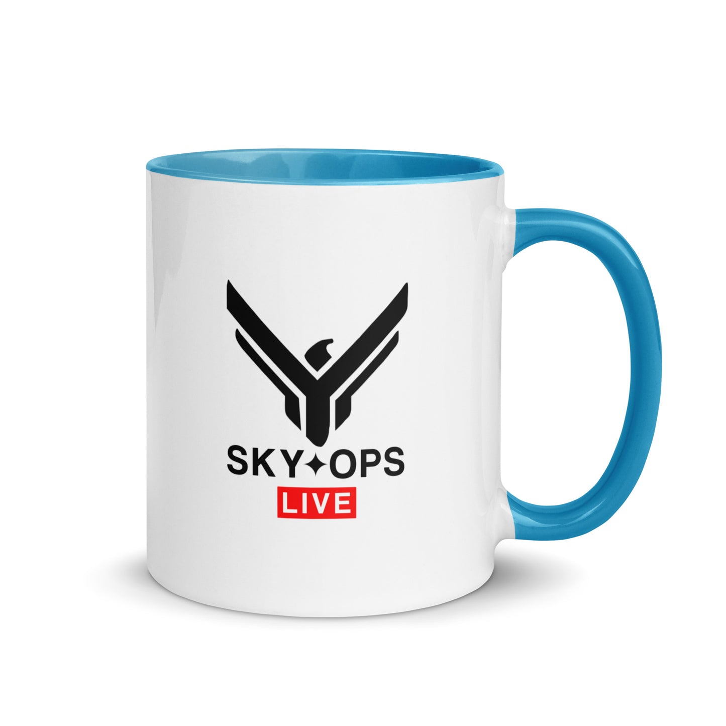 Mug with Color Inside - Sky Ops Live Classic Logo