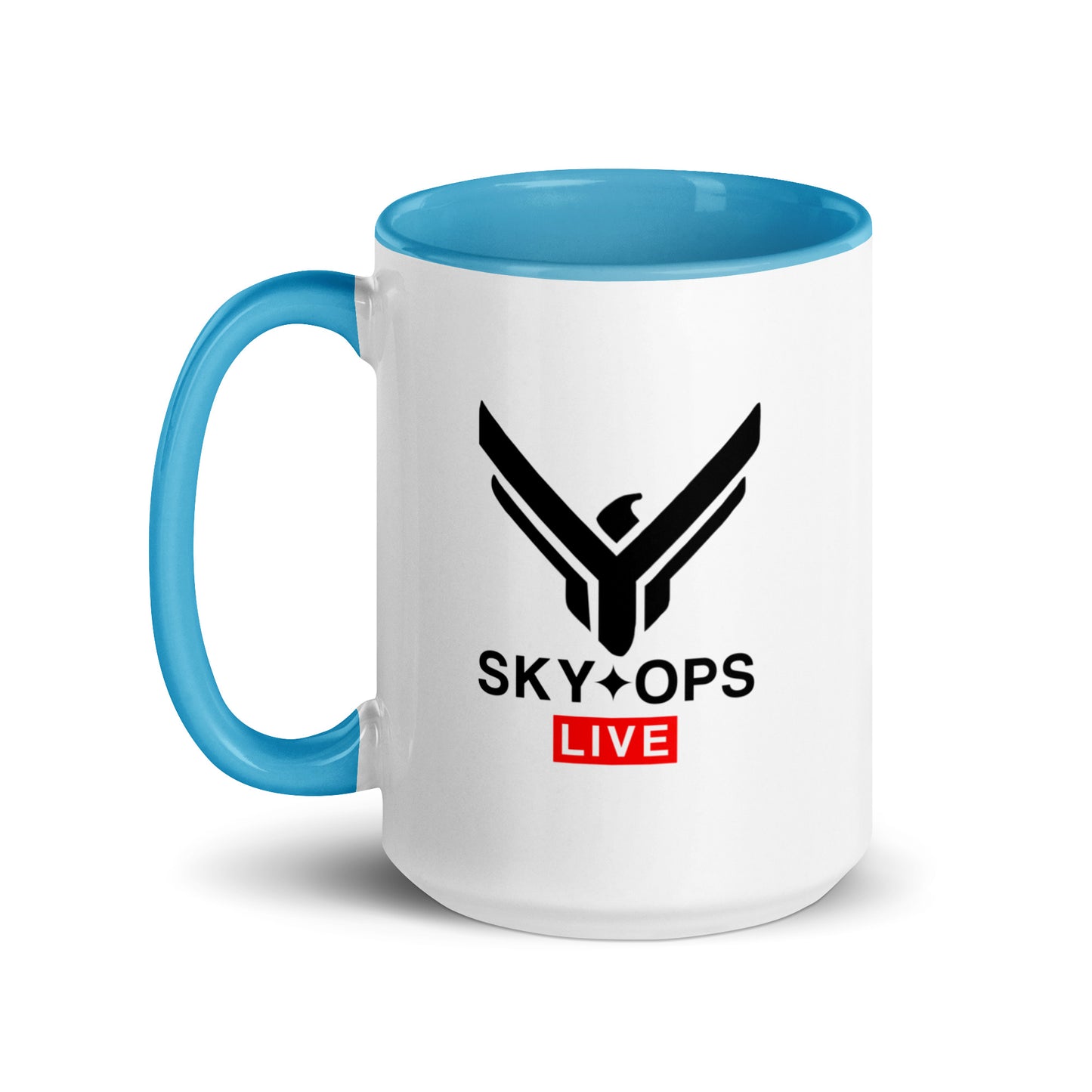 Mug with Color Inside - Sky Ops Live Classic Logo