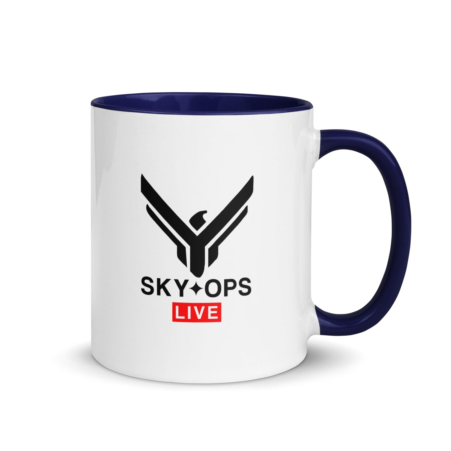 Mug with Color Inside - Sky Ops Live Classic Logo