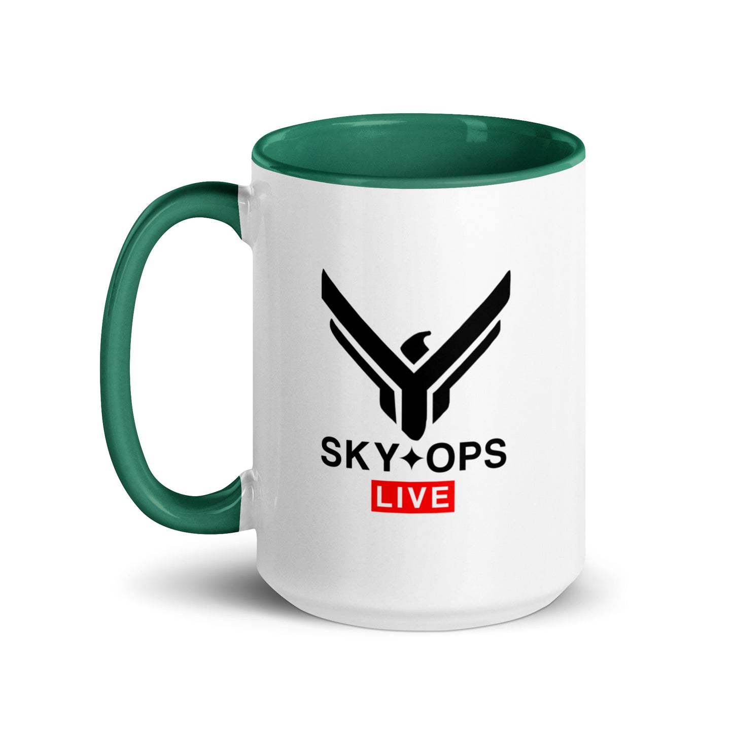 Mug with Color Inside - Sky Ops Live Classic Logo