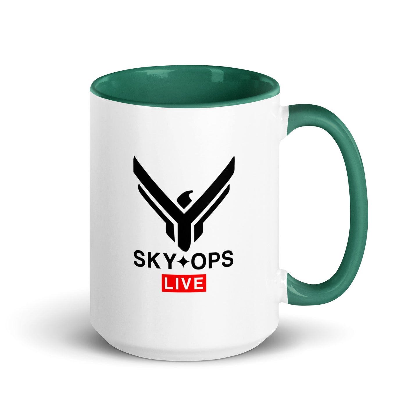 Mug with Color Inside - Sky Ops Live Classic Logo