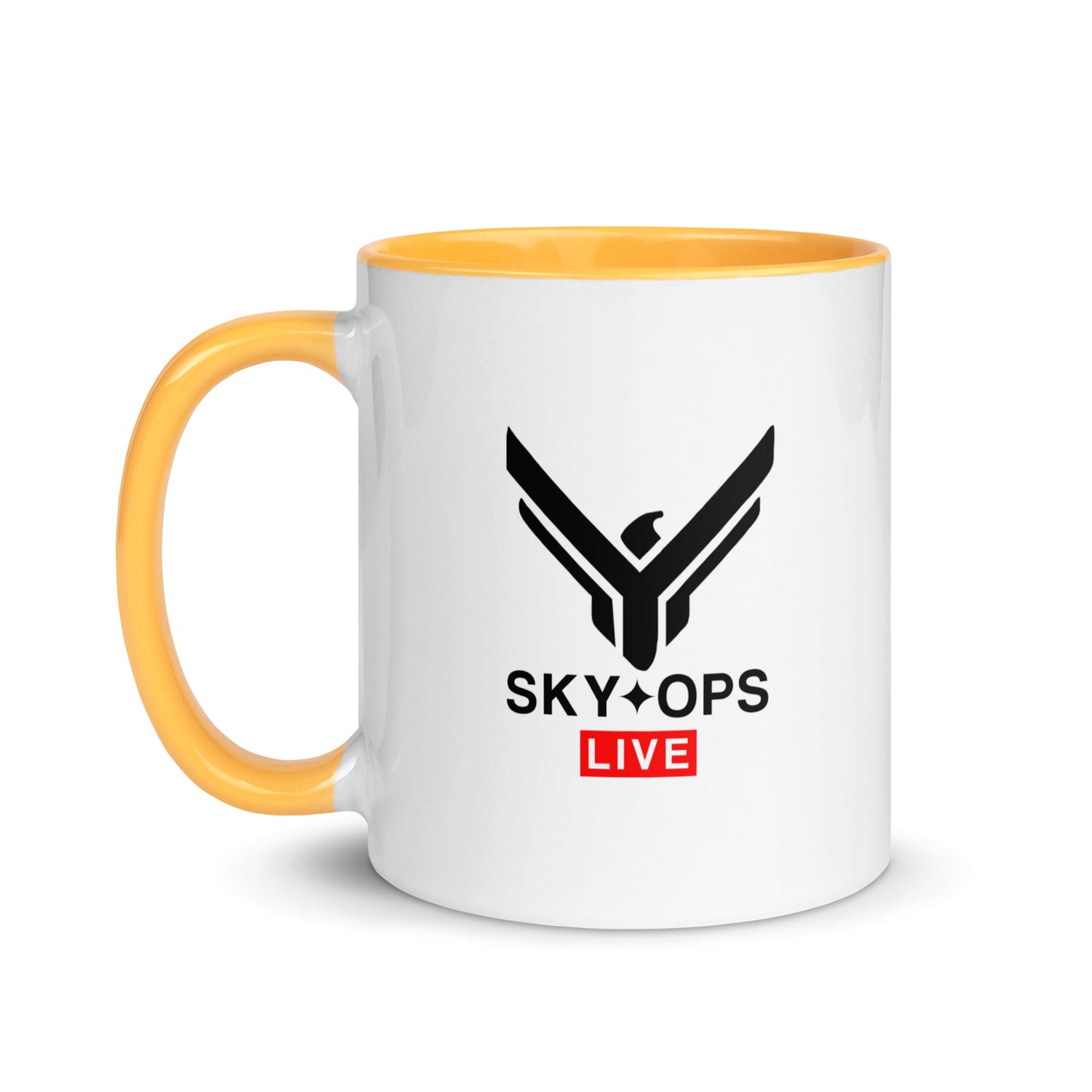 Mug with Color Inside - Sky Ops Live Classic Logo