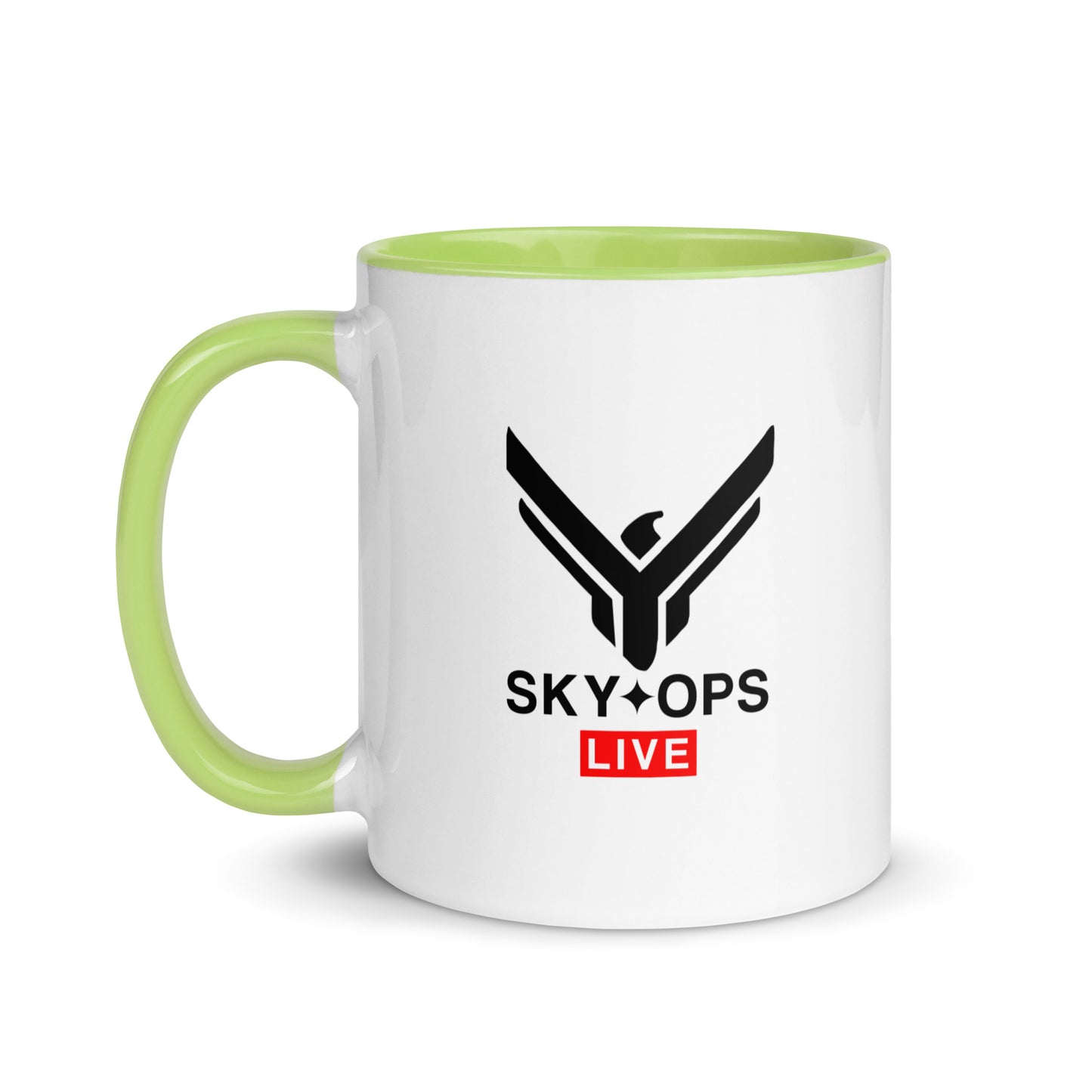 Mug with Color Inside - Sky Ops Live Classic Logo