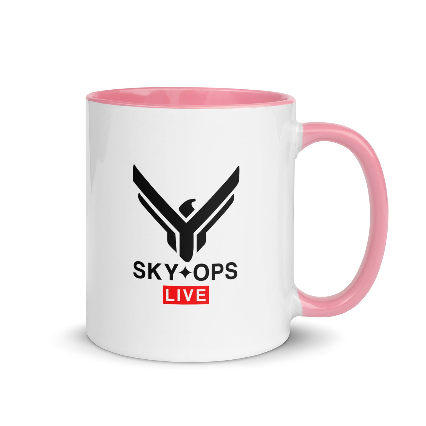 Mug with Color Inside - Sky Ops Live Classic Logo