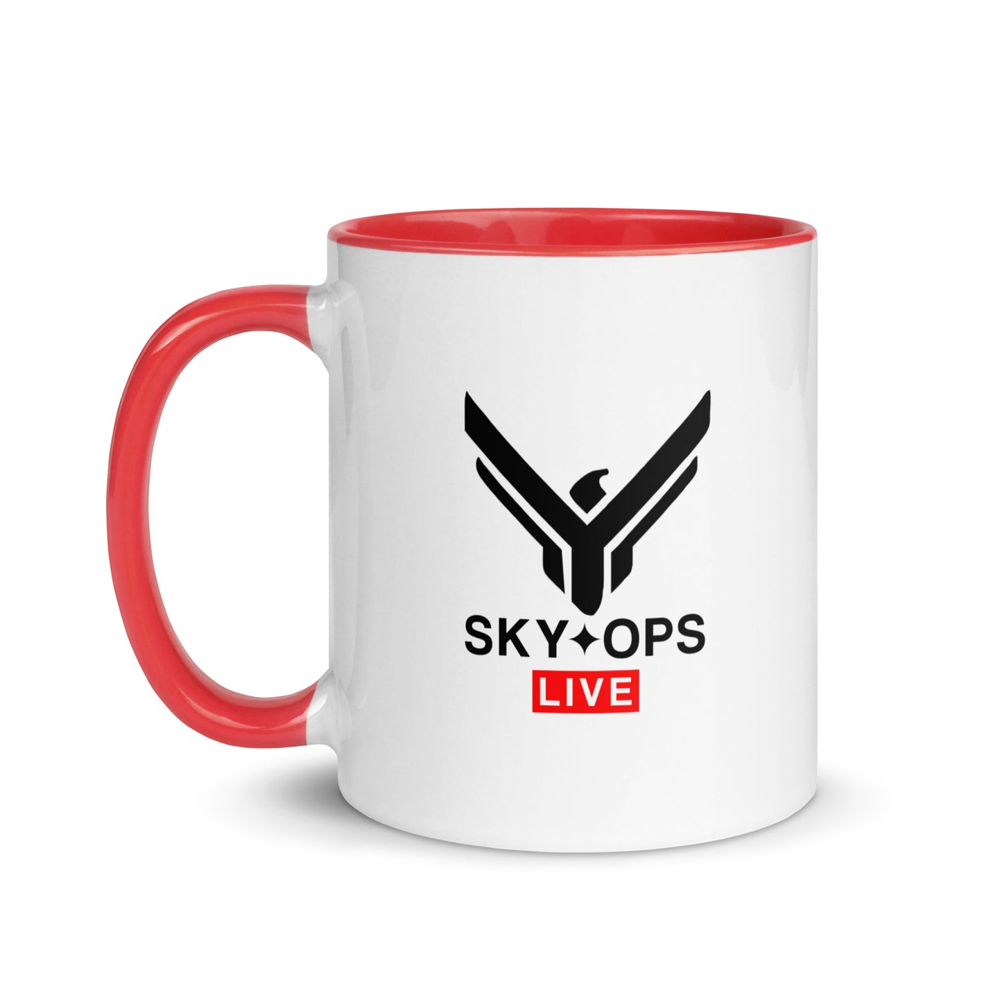 Mug with Color Inside - Sky Ops Live Classic Logo