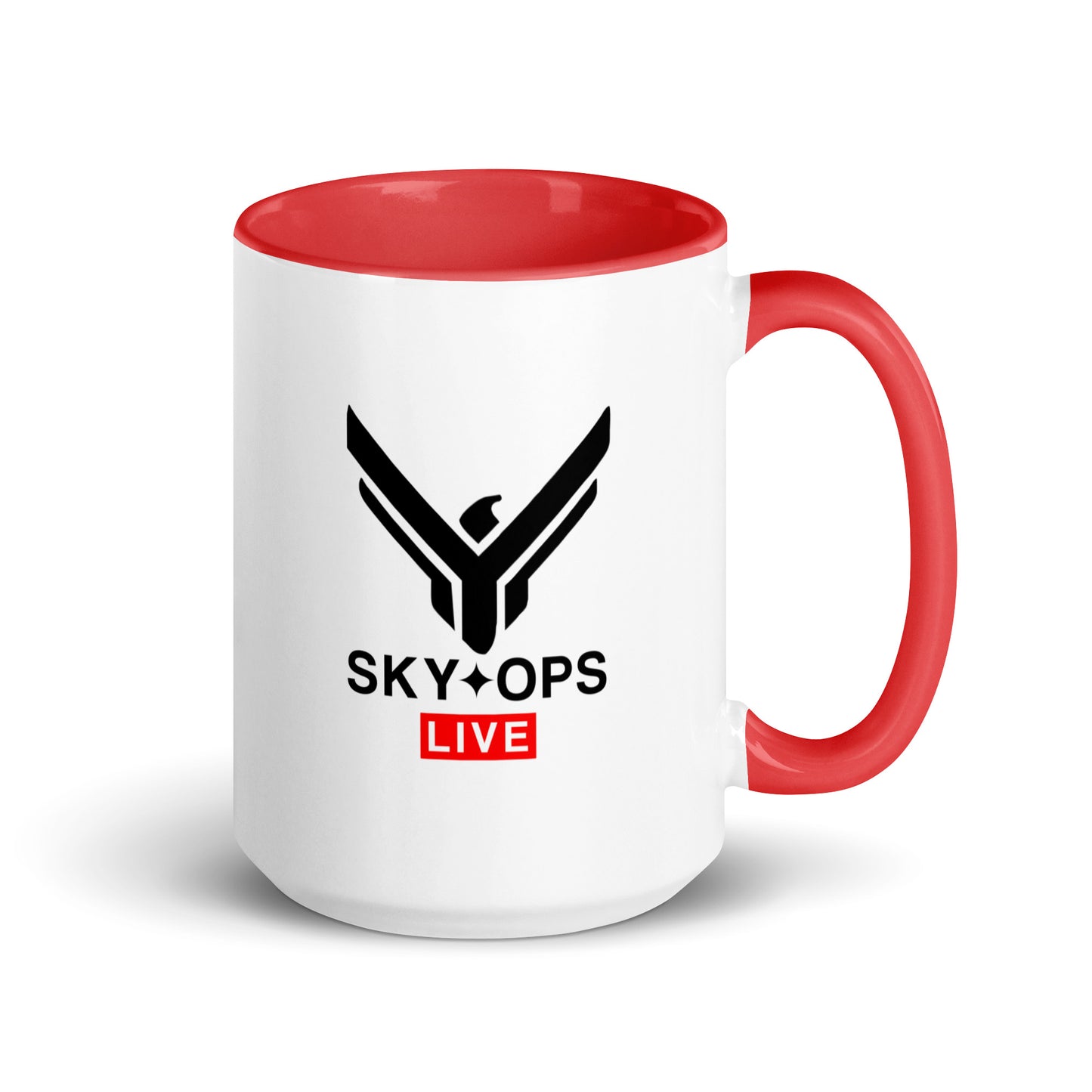 Mug with Color Inside - Sky Ops Live Classic Logo