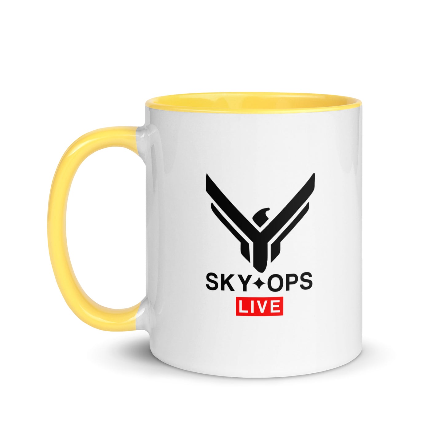 Mug with Color Inside - Sky Ops Live Classic Logo